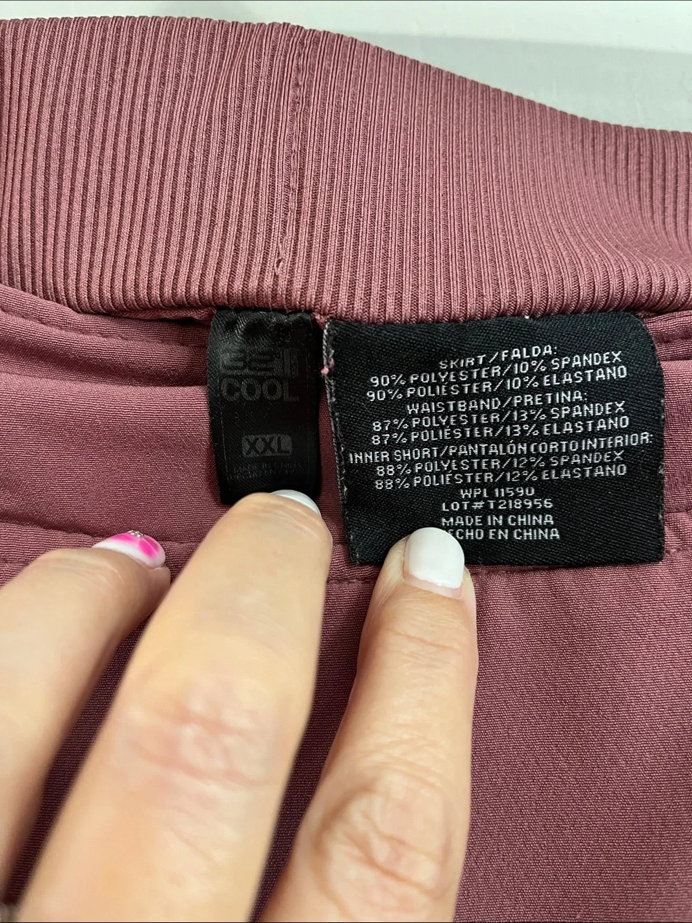 32 Degrees Mauve Active Skort with Pockets